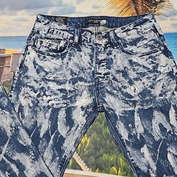 Cult of Individuality New York Rebel Straight Jeans Size 30x34 New - Picture 3 of 13